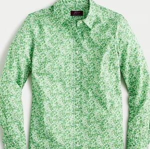 J. CREW Perfect shirt in Liberty Misti Valeria floral Size 14, New with Tags